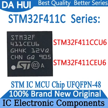 100% Nové STM32F411CCU6 STM32F411CEU6 STM32F411CC STM32F411CE STM32F411 STM32F STM32 STM IC MCU Čip UFQFPN-48 Skladem