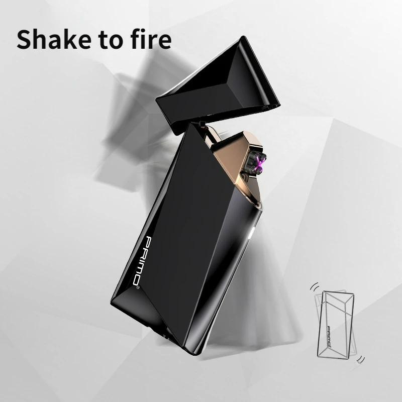 Nový Produkt Dobíjecí Větruodolný Zapalovač Tvůrčí Osobnosti Shake Shake Zapalování Cigarety Příslušenství Zapalovače Dárek Pro Muže
