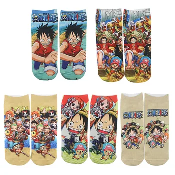 Anime Jeden Kus Ponožky Módní Kreslený unisex Ležérní Non-Slip Prodyšné Pohodlné krátké Trubice pár Ponožek Cosplay Kostým Ponožky