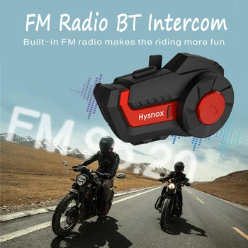 Motocykl Bluetooth Helmy Intercom, Sluchátka, FM Vysílače, Vodotěsné, Snížení Hluku 1000m Intercomunicador 3 Jezdci Intercom