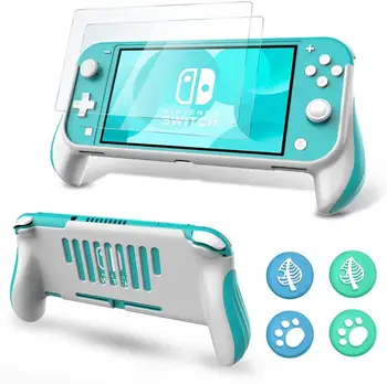 Pro Nintendo Lite Switch Grip Případě, Spínač Lite Ruční Držadla Ergonomické Rukojeti Ochranné Pouzdro A Screen Protector Palec Přilnavost Čepice