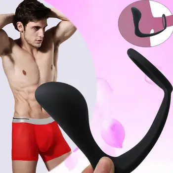 Silikonový Anální Prostaty Masér G Spot Anální Sex Hračky, Vibrátor Cock Ring Sex Hračky pro Muže A Gaye Masturbátor Penis Ring