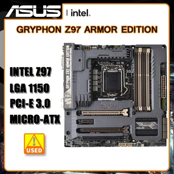 1150 Z97 základní Deska Pro Xeon E3-1270 V3 cpu ASUS GRYPHON Z97 ARMOR EDITION základní Deska DDR3 32GB PCI-E 3.0 SATA III Micro-ATX