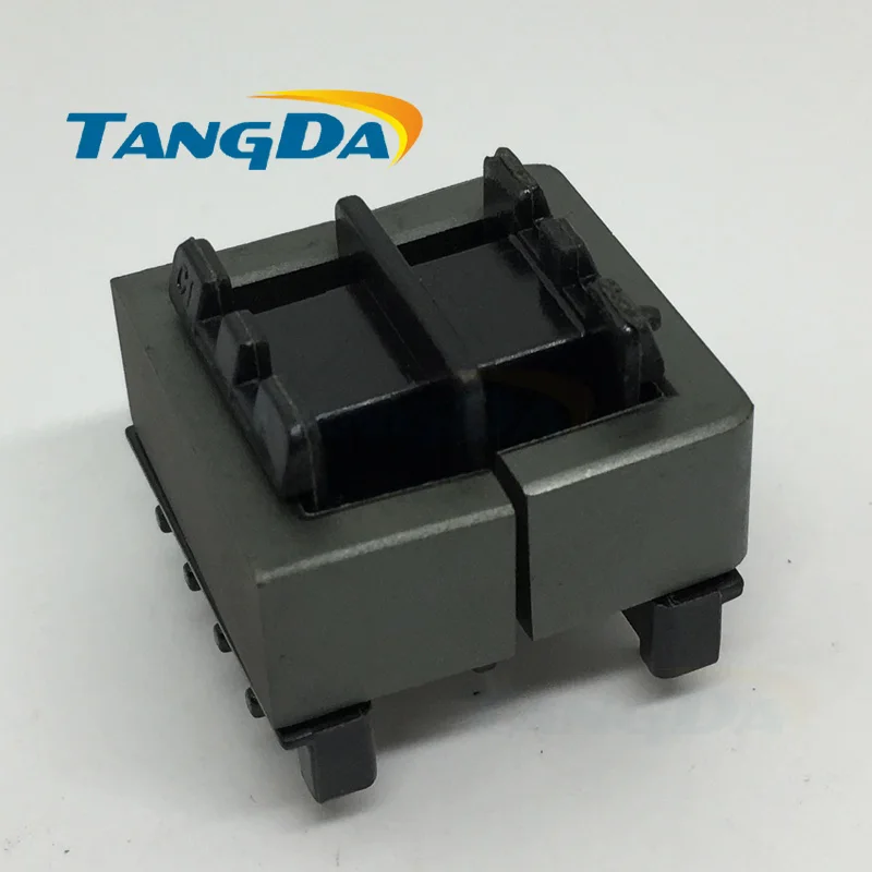 Tangda EF EF25 2 Sloty kostra Cívky + Měkké magnetické feritové jádro 4+4pin Double groove Transformers horizontální.