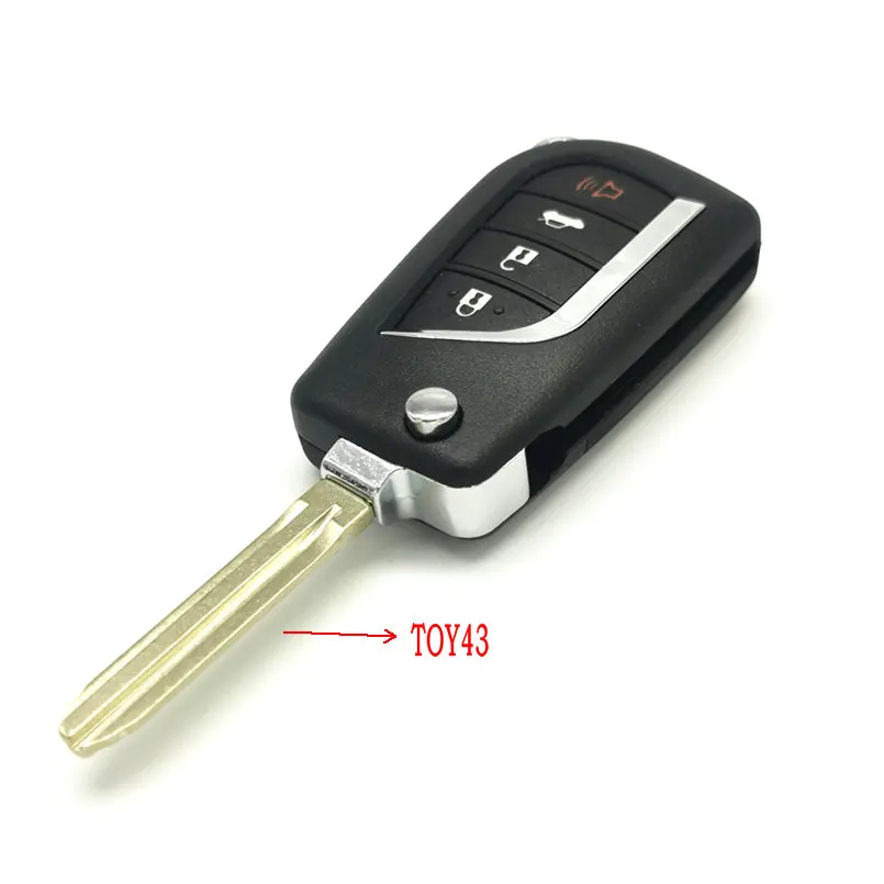 Datong Světové Auto Dálkové Klíč Pro Toyota Camry Highlander Sequoia, Sienna, Tacoma, Tundra 4 Tlačítko Auto Smart Control Vyměnit Klíč
