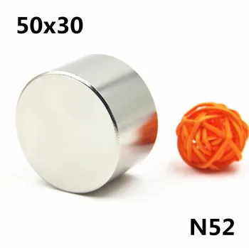 1ks/hodně Silný Magnet N52 50x30mm horké kolo Silný magnet Vzácných Zemin N40 D40-50mm Neodymový Magnet silný trvalý magne