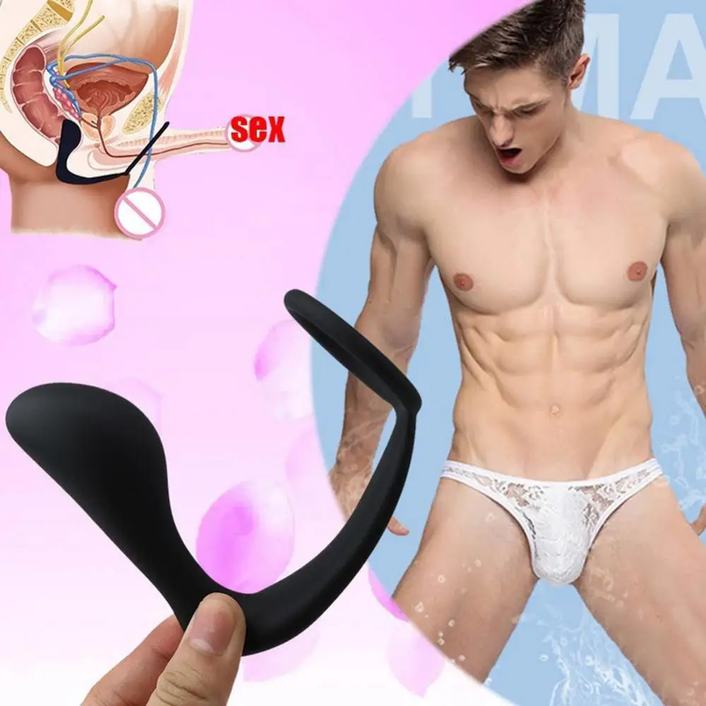 Silikonový Anální Prostaty Masér G Spot Anální Sex Hračky, Vibrátor Cock Ring Sex Hračky pro Muže A Gaye Masturbátor Penis Ring