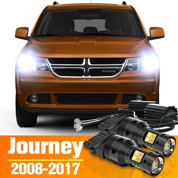 2ks Dual Mode LED blinkr+Denní Světla DRL Příslušenství Pro Dodge Journey 2008-2017 2009 2010 2011 2012 2013 2014