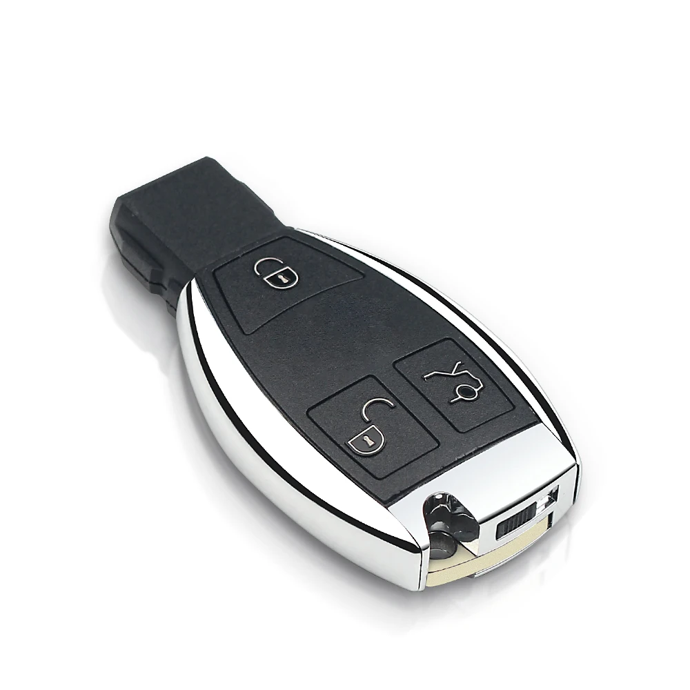 KEYYOU 433MHZ, 3 Tlačítka Keyless Entry Dálkové Auto Klíče Pro Mercedes Benz rok 2000+ NEC&BGA Ovládací tlačítko PCF7941 Čip