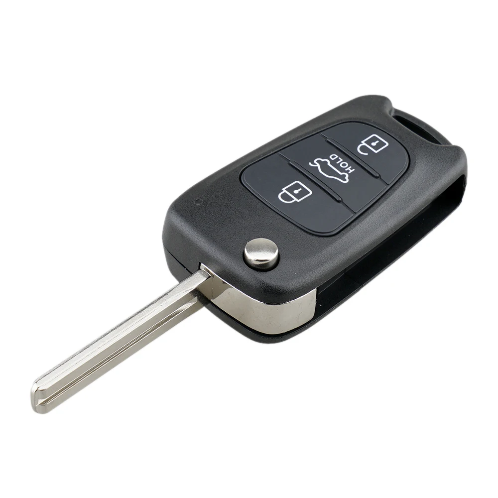 QWMEND Nové 3 Tlačítka Flip Skládací Klíč Shell pro Hyundai I30 IX35 TOY40 Blade pro Kia K2 K5 Rio Sportage Vzdálené Klíče od Auta Případě