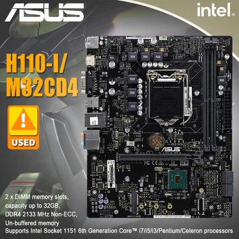 ASUS H110-I/M32CD4 základní Deska LGA1151 Socket DDR4 64GB HDMI, MicroATX podpora 6. A 7. Generace CPU Mimo základní Deska H110