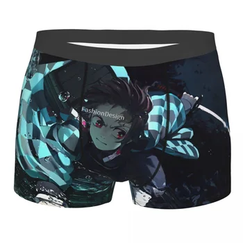 Demon Slayer Kimetsu č. Yaiba Anime Tanjiro Kalhotky Bavlněné Kalhotky spodní Prádlo Pánské Sexy Boxer Kalhotky Šortky