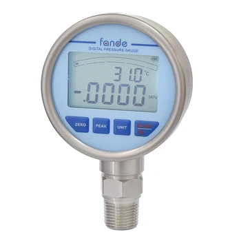 FANDE Absolutní Tlakoměr, Barometr 83 mm Přesnost 0,1%FS Pro Vzduch Plyn Voda Olej