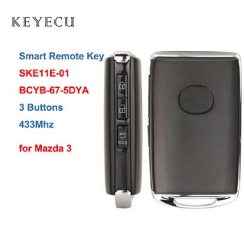 Keyecu takových Památek, Bezklíčový Vstup Inteligentní Vzdálené klíčenka pro Mazda 3 Mazda3 M3 2019 2020 2021 SKE11E-01 BCYB-67-5DY 433MHz