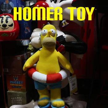 Klasický Kreslený Homer Plyšové Hračky, Panenky 45 cm Anime Čísla Plněné Plyšové Hračky, Dárky pro Děti, Dívky