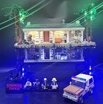 LED Světla pro LEGO 75810 Cizí Věci obrátí Svět Vzhůru nohama Stavební Bloky, Cihly Nastavit Vánoční Hračky