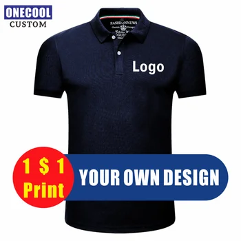 Letní Levné-Krátký Rukáv Polo Tričko Custom Logo Nažehlovačky Individuální potisk Značky Text ONECOOL 2021