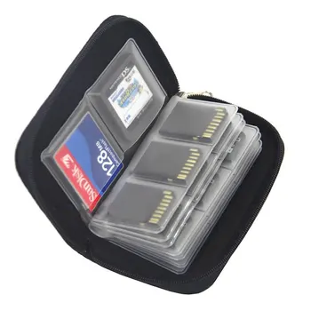 Paměťové Karty Bag Pouzdro Držák Peněženka 22 Sloty pro CF/SD/Micro SD/SDHC/MS/DS, Herní Příslušenství paměťové karty box