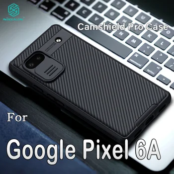 Pro Google Pixel 6A Pouzdro NILLKIN Camshield Pro Luxusní Posuňte Fotoaparát Pouzdro PC+TPU Štíty Pro Google Pixel 6a Objektiv Zadní Kryt