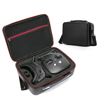 Přenosný EVA Tvrdá Taška pro DJI FPV Zkušenosti Combo/Létat Více Combo VR X6HA Brýle Úložného Vaku s Popruhem přes Rameno vysoce kvalitní