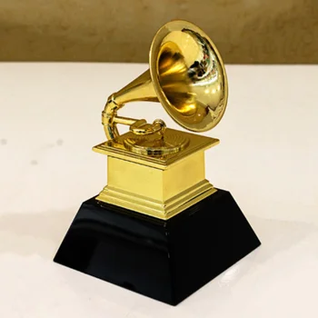 Replika Grammy Trofej Výška 23,5 CM Hudbu Suvenýry Cenu Latin Grammy award trophy Zdarma Gravírování vánoční dekorace