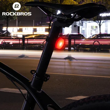 ROCKBROS Kolo zadní Světlo Bike Zadní Světlo, zadní Světlo Svítilna Noční Jízda Bezpečnost Upozornění Helmu, Světla, Cyklistické příslušenství