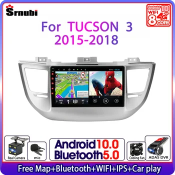 Srnubi Android 10 autorádia Pro Hyundai Tucson 3 2015 2016 2017 2018 Multimediální Video Přehrávač, GPS Navigace, 2 Din, RDS, Vedoucí Jednotky