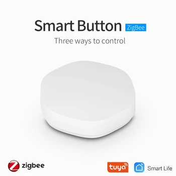Tuya Zigbee 3.0 Smart Wireless Smart Switch Tlačítko Ovládání Jedním Klíčem Tři Používá Mini Tlačítko Smart Switch Pracovat S Smart Life APLIKACE