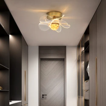 Vnitřní Moderní Led Lustr Pro Ložnice Kuchyň Chodba Nástěnná Svítidla Pro Obývací Pokoj Noční Světlo Stropní Lustry Lesk LED