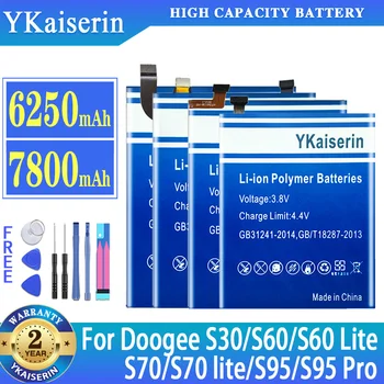YKaiserin BAT173605580 BAT19M105150 BAT17S305580 S70 Baterie Pro Doogee S60 S30 S70 S70 Lite S70Lite S60Lite S95 S95 Pro S95Pro
