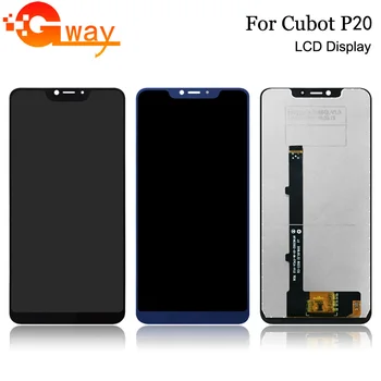 Černá/Modrá Pro CUBOT P20 LCD Displej+Touch Screen Digitizer Shromáždění 100% Testovány Nové LCD+Dotyk Digitizer pro CUBOT P20+Nástroje